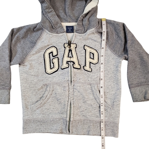 Gap Kids Toddler Full Zip Logo Hoodie Fleece Size 3 Years - Picture 4 of 6